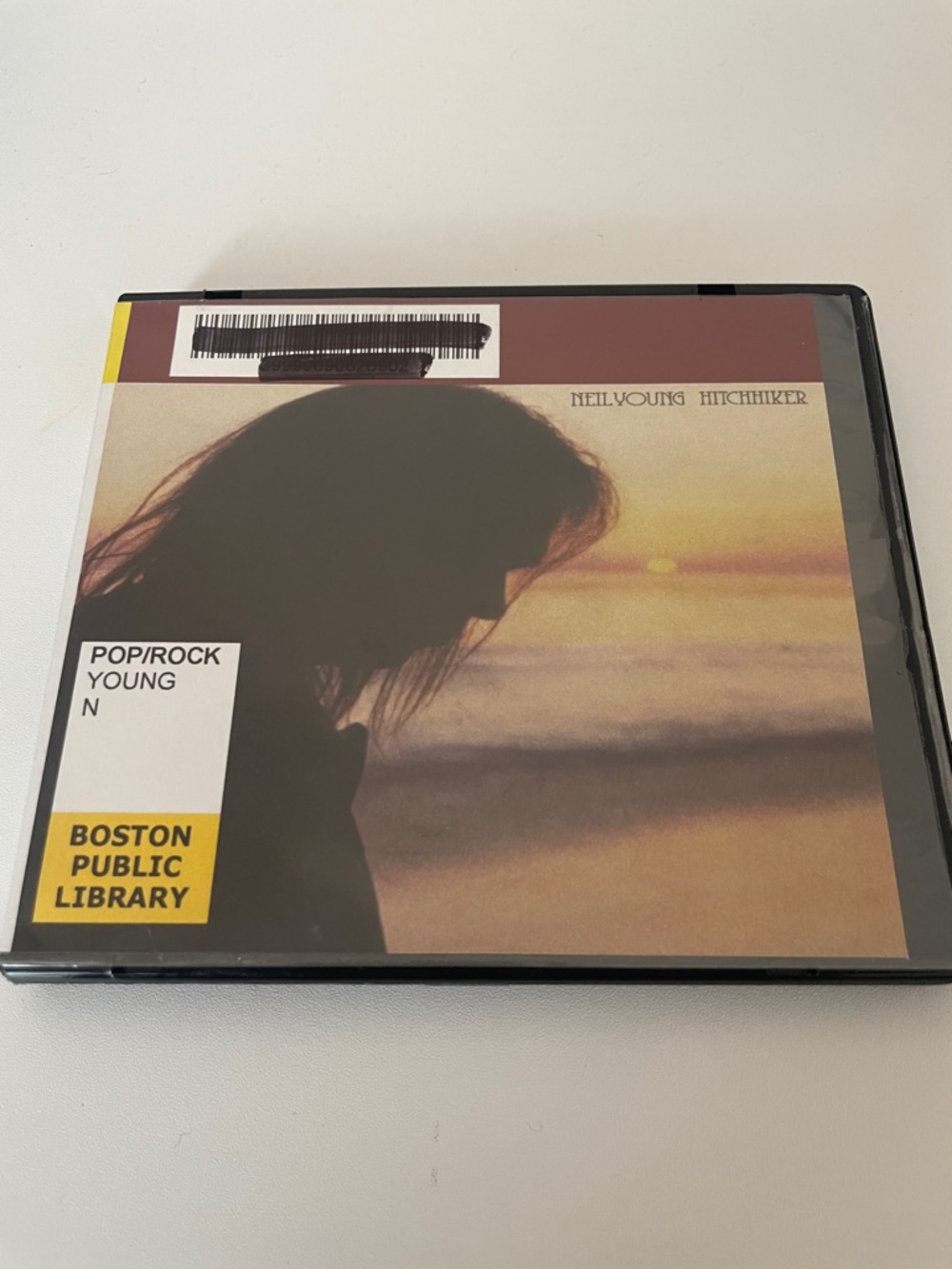 Neil Young Hitchhiker (Sunset Cover) CD - with included poster